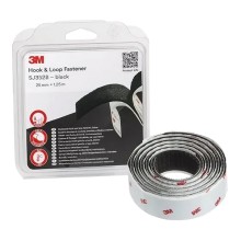 Застежка самоклеящаяся 3M 25 мм х 1,25 м, черная (SJ352B)