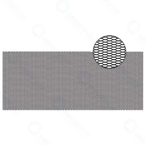 Облицовка радиатора Kraft 100х30 см, черная, ячейки 20х5 мм, сота (KT 835482)