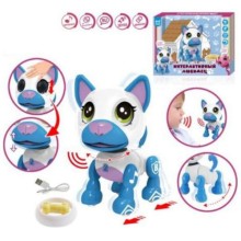 Интерактивная игрушка робот Наша Игрушка Собака: Интерактивный Любимец, голубой (200289718)
