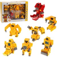 Набор трансформеров Наша Игрушка Буквы-спецтехника (D622-H093)