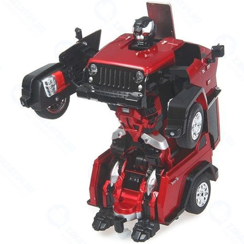 Радиоуправляемая игрушка 1TOY Робот, трансформирующийся в джип (Т10860)
