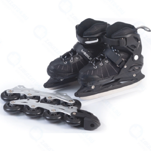 Роликовые коньки MOBILE-KID Uni Skate M Black (UNISKATE_M_B)