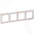 Рамка четверная Legrand Valena Life, ампир белая (754104)