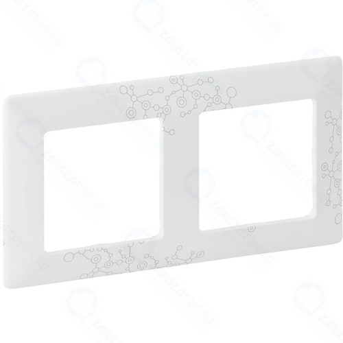 Рамка двойная Legrand Valena Life, эл грей (754122)