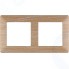 Рамка двойная Legrand Valena Life, светлое дерево (754182)