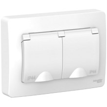 Розетка двойная Schneider Electric BLNRS441121 Blanca