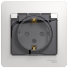 Розетка одинарная Schneider Electric GSL000148 Glossa