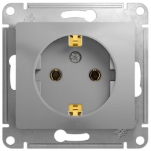Розетка одинарная Schneider Electric GSL000343 Glossa