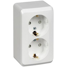 Розетка двойная Schneider Electric PA16-008D Этюд