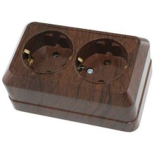 Розетка двойная TDM Electric SQ1801-0036