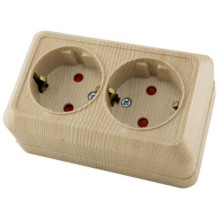 Розетка двойная TDM Electric SQ1801-0056