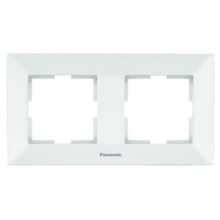Рамка тройная Panasonic Karre Plus, белая (WKTF0802-2SL-RES)