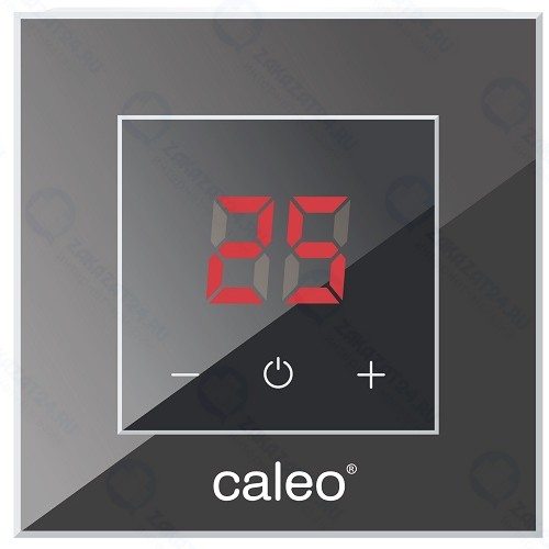 Терморегулятор Caleo Nova, встраиваемый цифровой, 3,5 кВт, черный (УП-00000358)