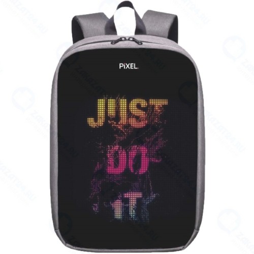 Интерактивный рюкзак с дисплеем PIXEL-BAG Max Silver (PXMAXSI01)