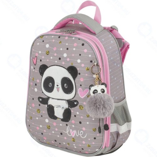 Ранец Brauberg Premium: Funny Panda, с брелком (229899)