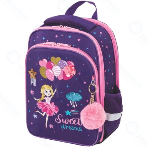 Ранец Brauberg Quadro: Sweet Dream, с брелком (229951)