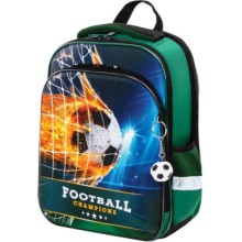 Ранец Brauberg Quadro: Fire Football, с брелком (229956) Ранец Brauberg Quadro: Fire Football, с брелком (229956)