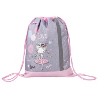 Сумка для обуви Юнландия Girl, светоотражающая полоса, 46х36 см (270187)