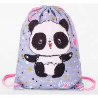 Сумка для обуви Brauberg Premium Funny Panda, 43х33 см (270281)