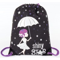 Сумка для обуви Brauberg Premium Shiny Star, 43х33 см (270283)
