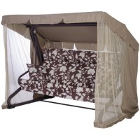 Садовые качели Даметекс Валенсия, шоколад