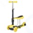 Самокат EVO-KIDS M-2, со светящимися колесами, желтый