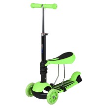 Самокат EVO-KIDS M-2, со светящимися колесами, зеленый Самокат EVO-KIDS M-2, со светящимися колесами, зеленый