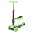 Самокат EVO-KIDS M-2, со светящимися колесами, зеленый