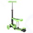 Самокат EVO-KIDS M-2, со светящимися колесами, зеленый