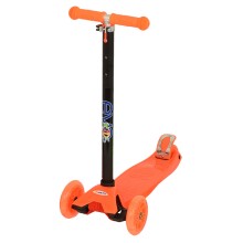 Самокат EVO-KIDS M-4, со светящимися колесами, оранжевый Самокат EVO-KIDS M-4, со светящимися колесами, оранжевый