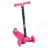 Самокат EVO-KIDS M-4, со светящимися колесами, розовый