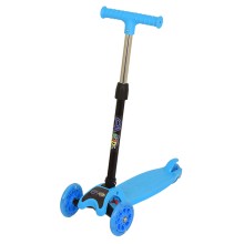 Самокат EVO-KIDS M-5D, складывающийся, со светящимися колесами, голубой Самокат EVO-KIDS M-5D, складывающийся, со светящимися колесами, голубой