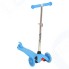 Самокат EVO-KIDS M-5, со светящимися колесами, голубой