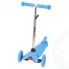 Самокат EVO-KIDS M-5, со светящимися колесами, голубой
