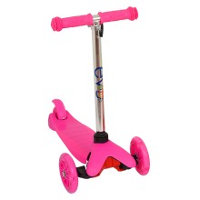 Самокат EVO-KIDS M-5, со светящимися колесами, розовый Самокат EVO-KIDS M-5, со светящимися колесами, розовый