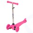 Самокат EVO-KIDS M-5, со светящимися колесами, розовый