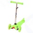 Самокат EVO-KIDS M-5, со светящимися колесами, зеленый
