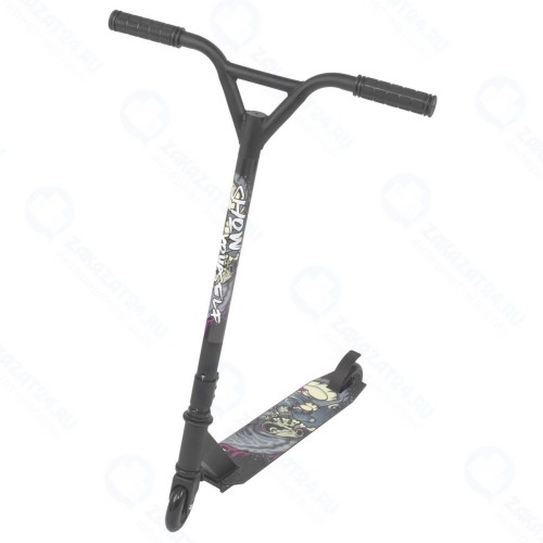 Самокат Bradex трюковый, колеса 10 см, черный (SF 0655)