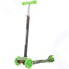 Самокат Navigator светящиеся колеса 2х12/8 см, зеленый (Т59581)