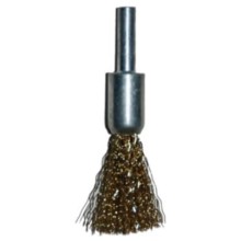 Щетка для дрели Энкор концевая, латунированная сталь, 25 мм (51504) Щетка для дрели Энкор концевая, латунированная сталь, 25 мм (51504)