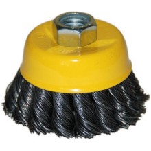 Щетка чашечная Энкор витая, сталь, 65 мм (51536) Щетка чашечная Энкор витая, сталь, 65 мм (51536)