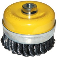 Щетка чашечная Энкор витая, сталь, 100 мм (51547) Щетка чашечная Энкор витая, сталь, 100 мм (51547)