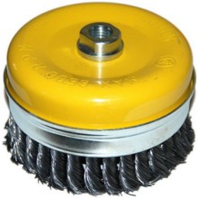 Щетка чашечная Энкор витая, сталь, 125 мм (51548) Щетка чашечная Энкор витая, сталь, 125 мм (51548)