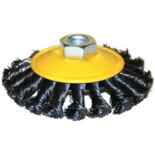 Щетка выгнутая Энкор витая, сталь, 100 мм (51571) Щетка выгнутая Энкор витая, сталь, 100 мм (51571)