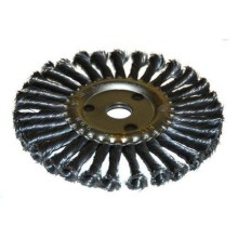 Щетка для УШМ Энкор дисковая, витая, сталь, 150 мм (51585) Щетка для УШМ Энкор дисковая, витая, сталь, 150 мм (51585)