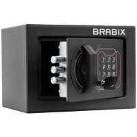 Сейф Brabix SF-140EL, электронный замок, 14x19,5x14 см (291141)