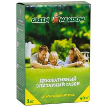 Газонная смесь GREEN-MEADOW Декоративный элитарный газон, 1 кг (4607160330570)