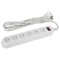 Сетевой фильтр ЭРА USF-6es-5m-W