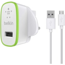 Сетевое зарядное устройство Belkin USB + кабель microUSB 2.1A White (F8M667VF04-WHT)