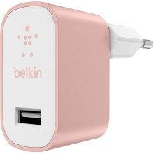 Сетевое зарядное устройство Belkin Mixit Metallic Home Charger 2,4A Rose Gold (F8M731VFC00)